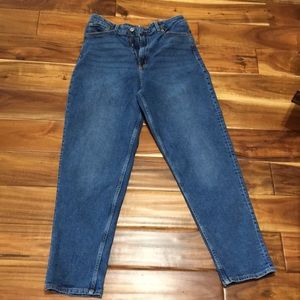 Mom Jeans 28” inseam, high rise, size 10 H&M